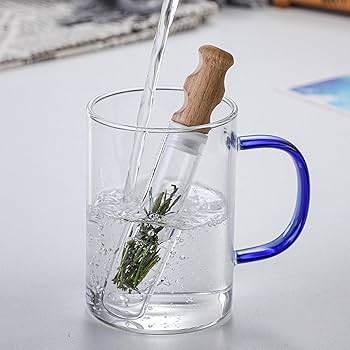 Amazon.co.jp: ティーカップガラスチューブインフューザー